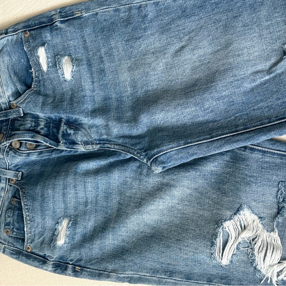 Pistola Distressed Light Blue Boyfriend Jeans